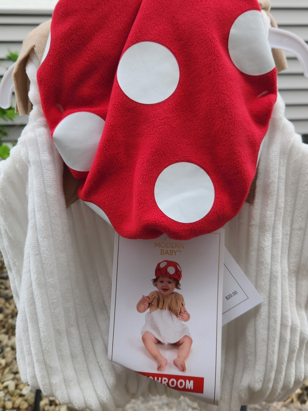 12 Mo Baby Mushroom Costume